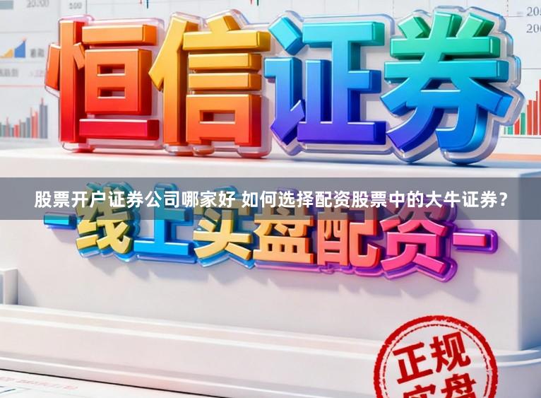 股票开户证券公司哪家好 如何选择配资股票中的大牛证券？