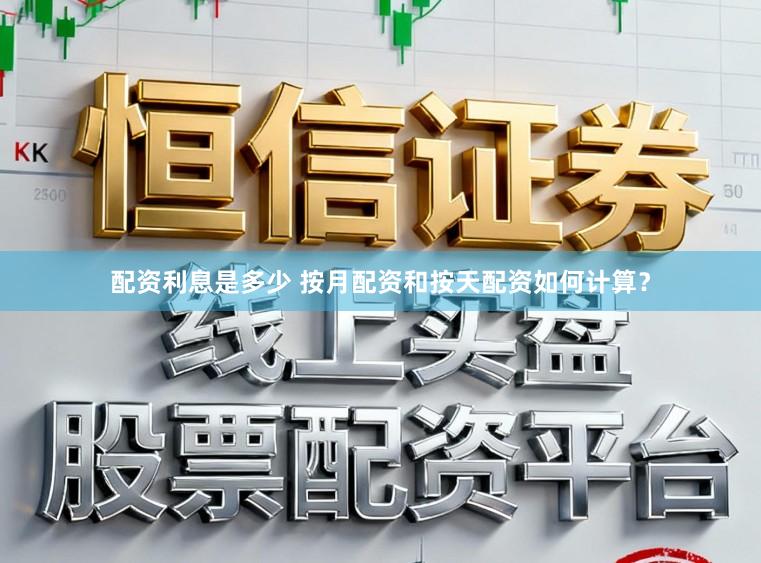配资利息是多少 按月配资和按天配资如何计算？